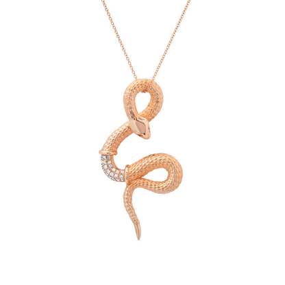 SERPENTI Diamond Acupressure Necklace