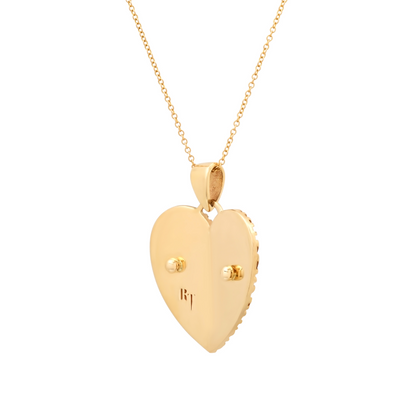 CELESTIAL HEART Gold Acupressure Healing Piece