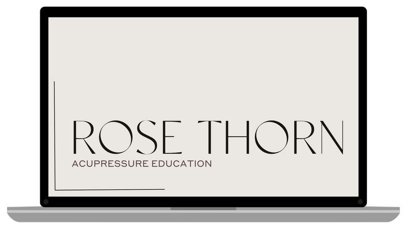 50+ Acupressure Point Guide E-Book by Rose Thorn